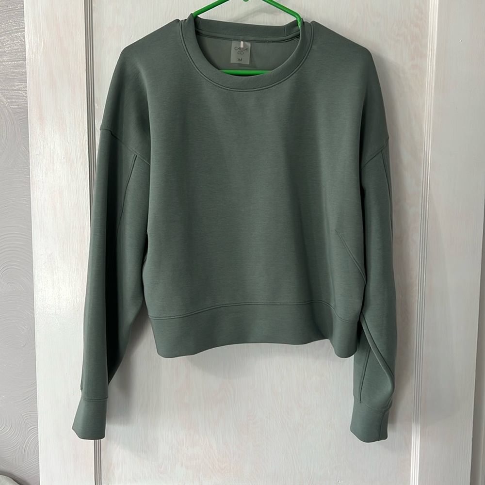 calia soft scuba sweatshirt